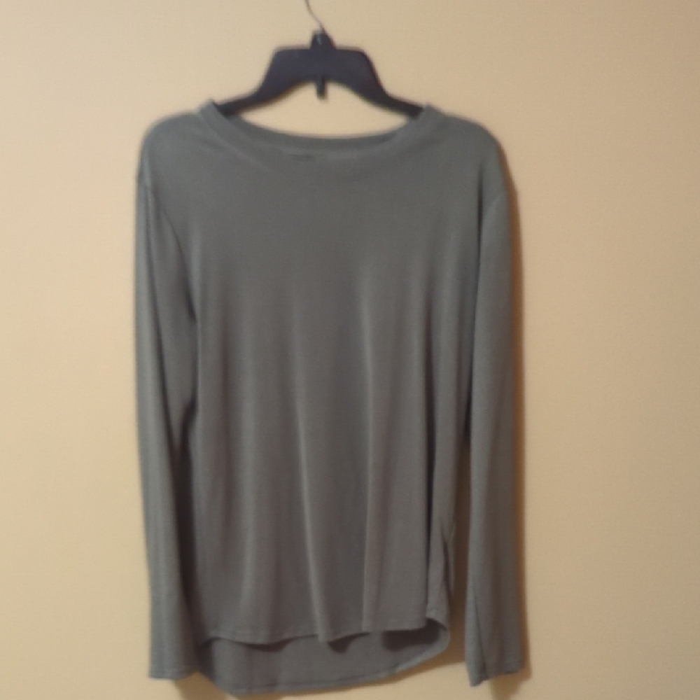 Banana Republic Gray Long Sleeve Relaxed Blouse
